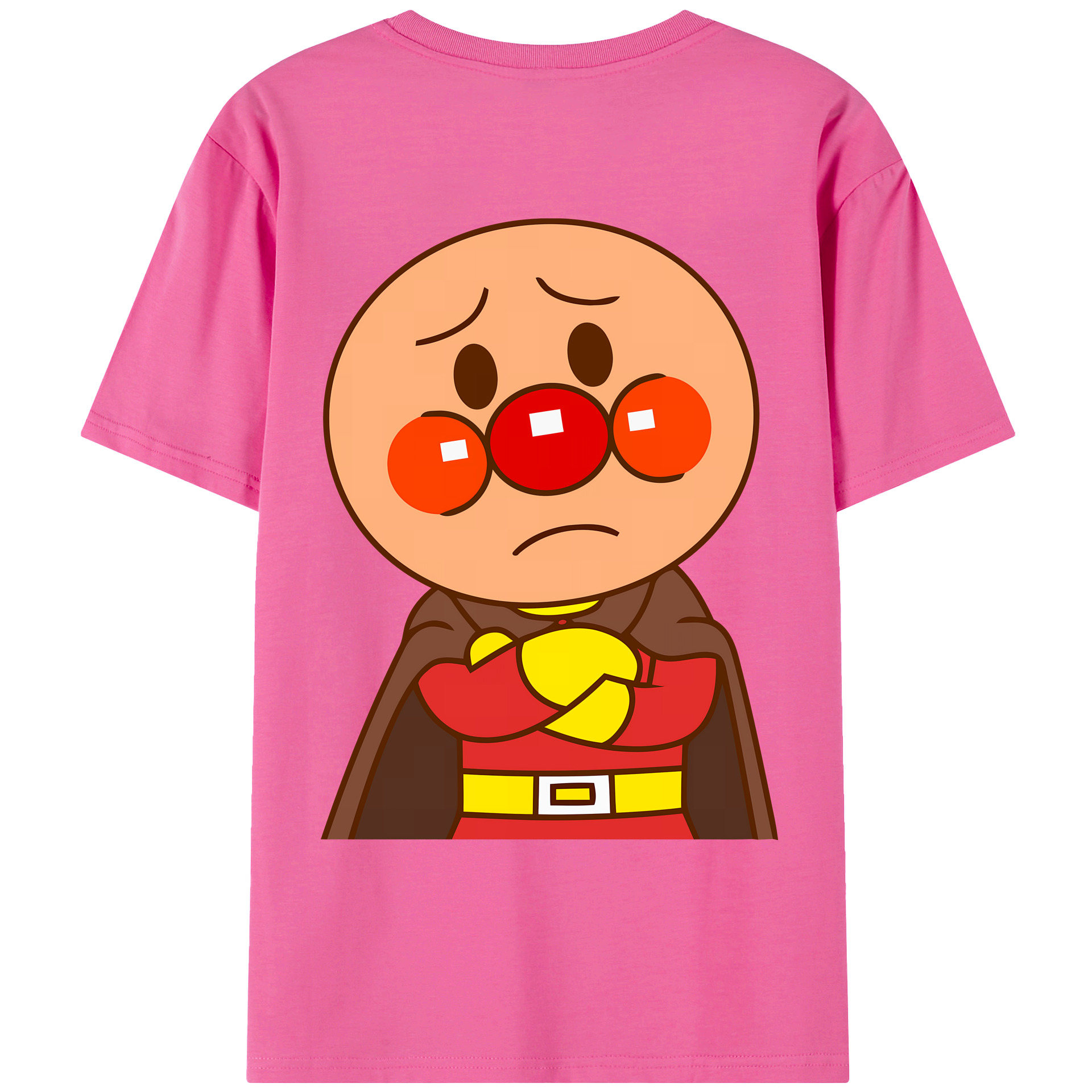 （画像用） アンパンマン Anpanman レディース半袖Tシャツ(バックプリント)